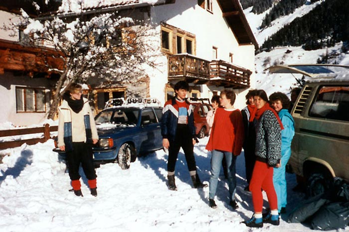 Skifahren Österreich 1985